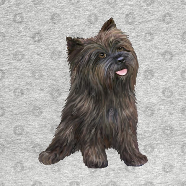 Brindle Cairn Terrier - Just the Dog by Dogs Galore and More